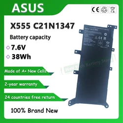 X555 C21N1347 Laptop Battery For ASUS X555 X555L X555LA X555LB X555LD X555LF X555LI X555LJ X555LN  X555LP F555