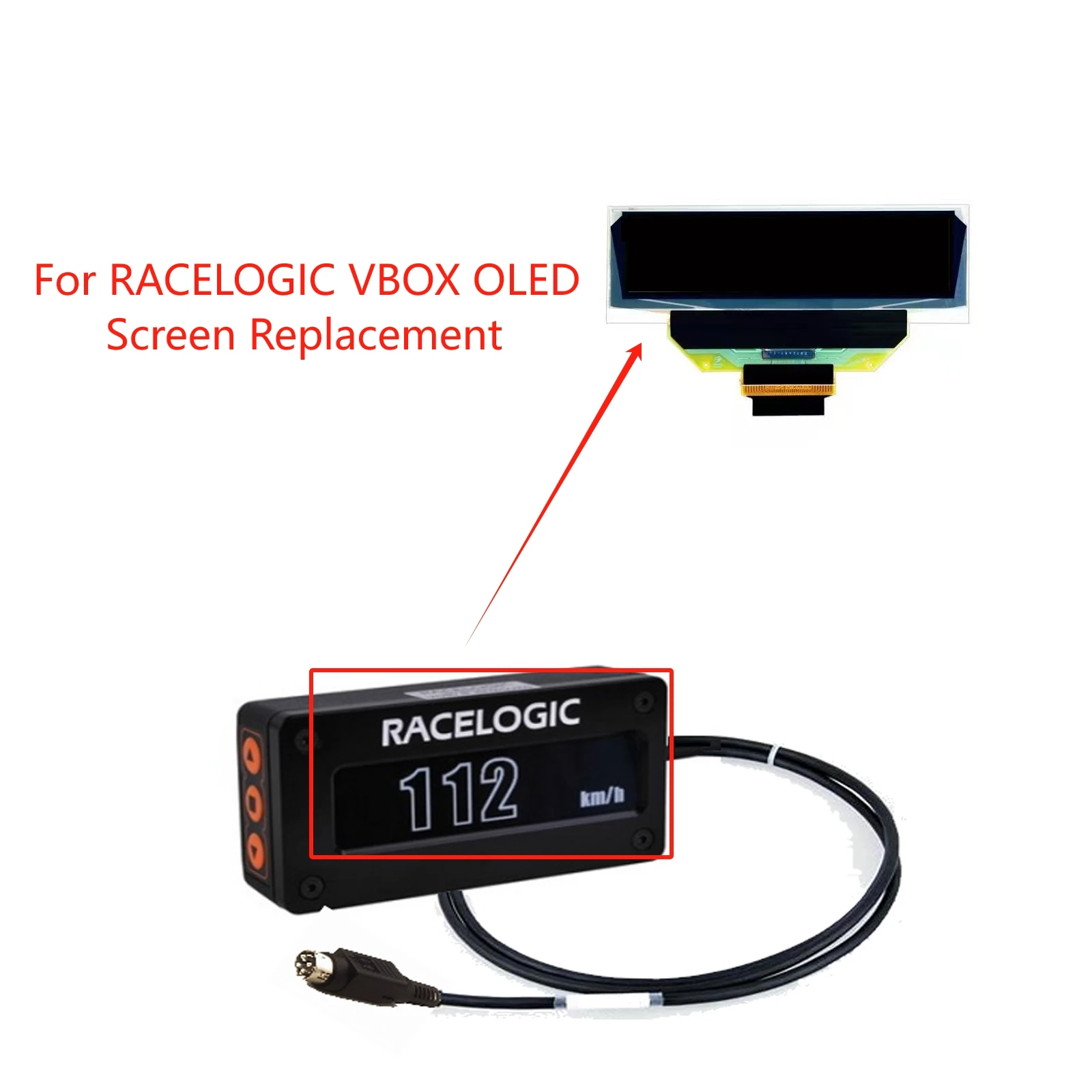 

НОВЫЙ Оригинальный OLED-экран для RACELOGIC VBOX, замена OLED-экрана