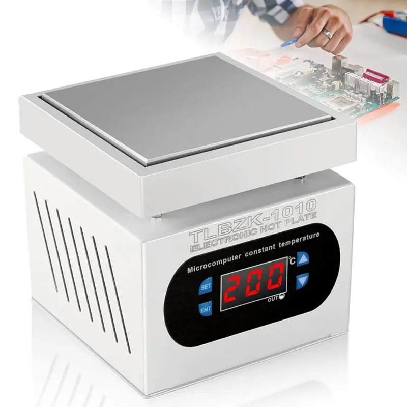 150*150mm Heating Station Digital Preheat Platform Electronic Hot Plate Maintenance Heating Station for PCB LCD Screen Repair