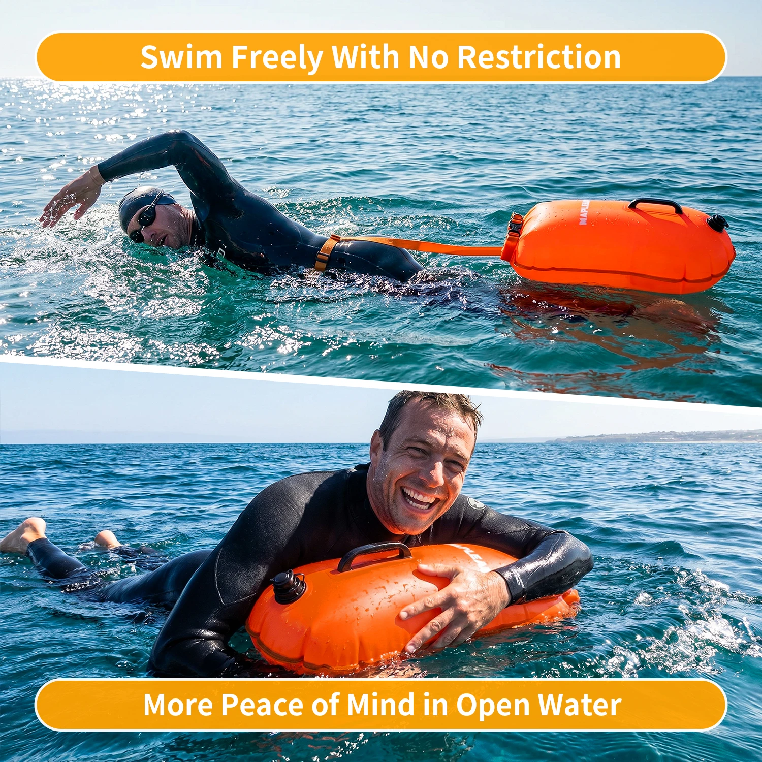 MAPLEAF Swimming Buoy Tow Floa - Swim Buoy Open Water review and price