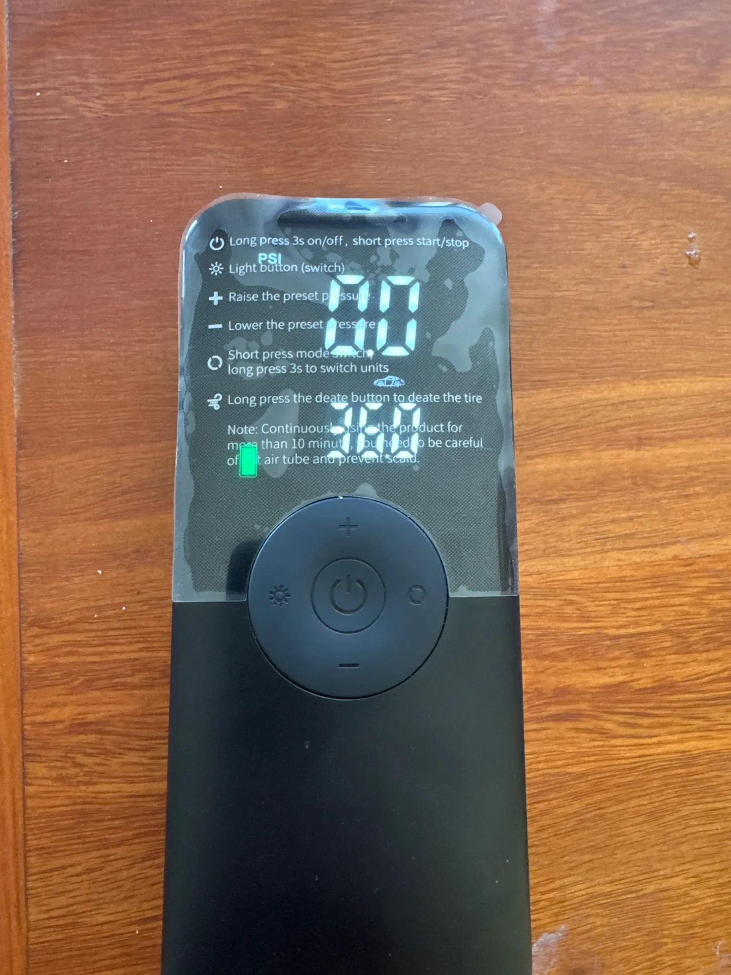 VanVolt AirGo™ Cordless Digital Tyre Inflator - Portable 150 PSI Air Pump photo review