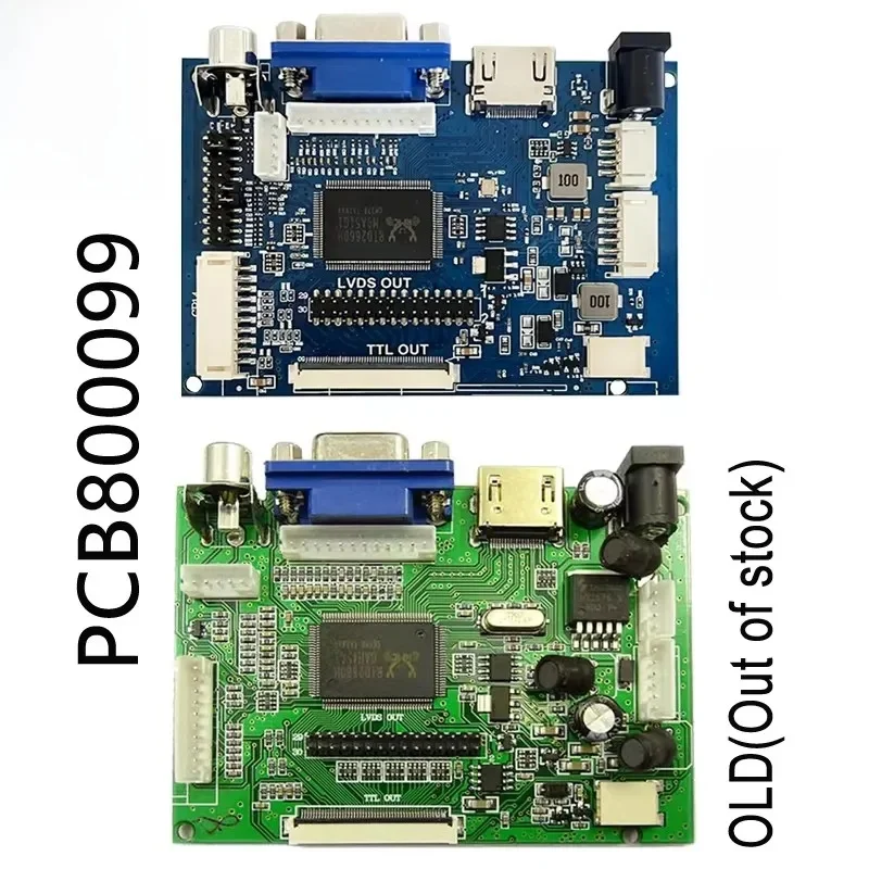 PCB 800099   Ekran LCD Samochodowy GPS Raspberry Pi Wyświetlacz LCD Płyta sterownika HDMI VGA AV do TTL RGB LVDS — zdjęcie produktu 7
