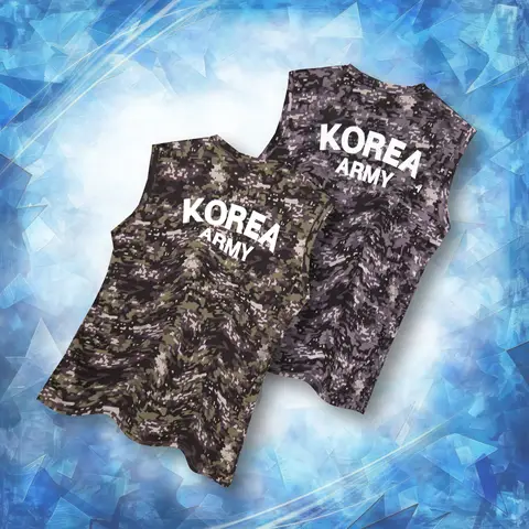 [MACCI] ROKA KOREA ARMY 로카 메쉬 쿨 나시 쿨티셔츠 (대한민국 당일발송)