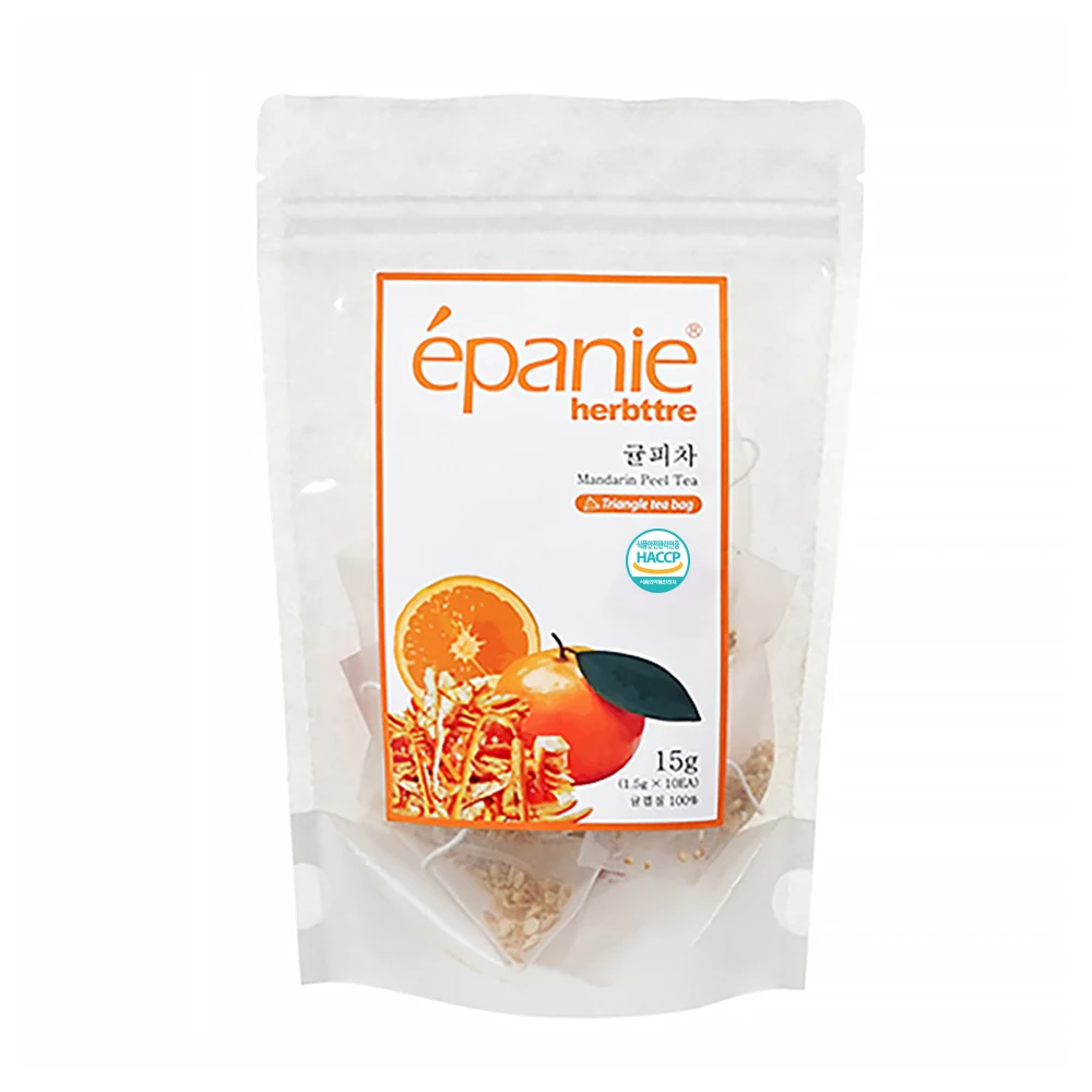 Esuci traditional tea tangerine tea 10 tea bags 1.5g triangular tea bag