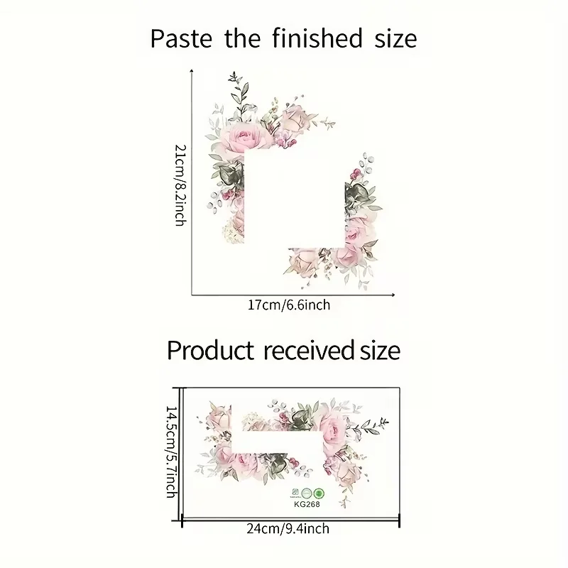 1PC Fresh Green Leaf Sunflower Switch Sticker Decorative Socket Cover For Home Wall Decor