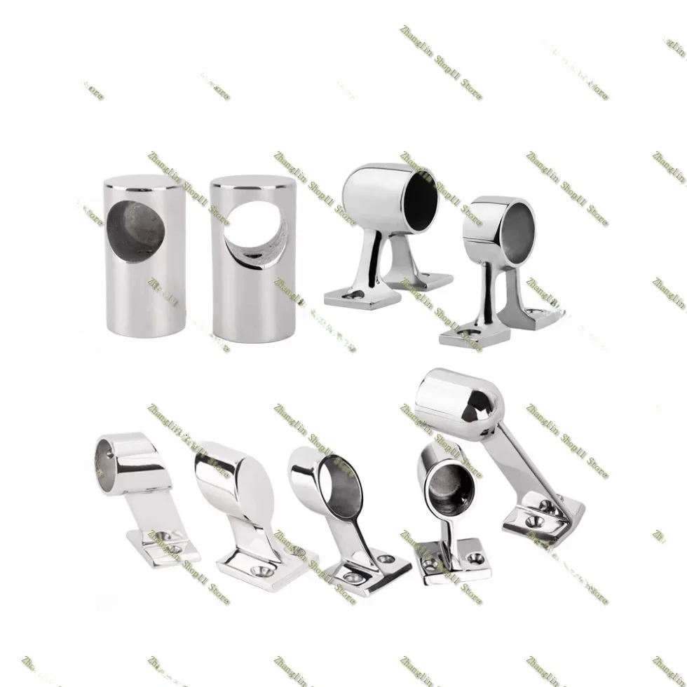 Marine Grade 316 Stainless Steel Boat Rail Fitting Marine Railing Support Bracket Tube Stanchion Hardware Accessories — zdjęcie 2