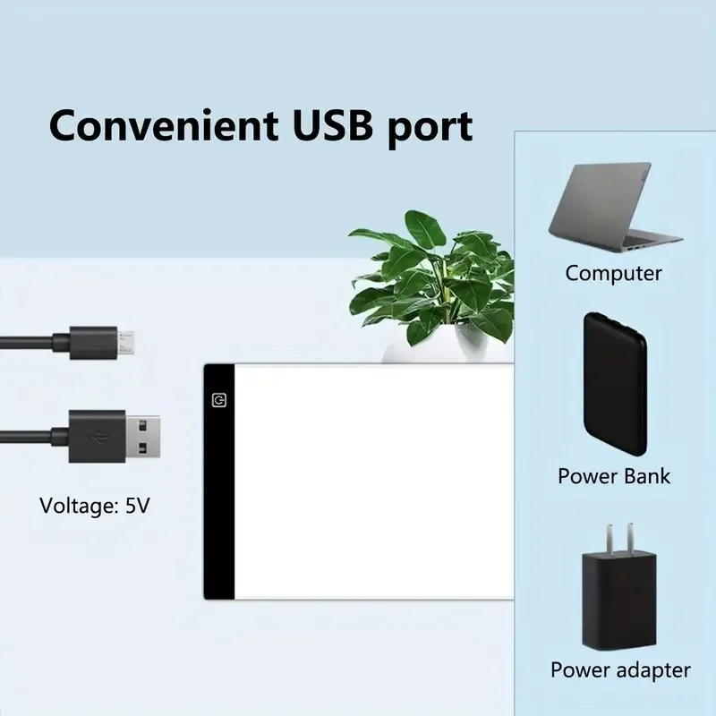A3/A4/A5 3단계 디밍 가능 LED 라이트 패드 드로잉 보드 패드 트레이싱 라이트 박스 눈 보호 다이아몬드 페인팅에 더 쉬움