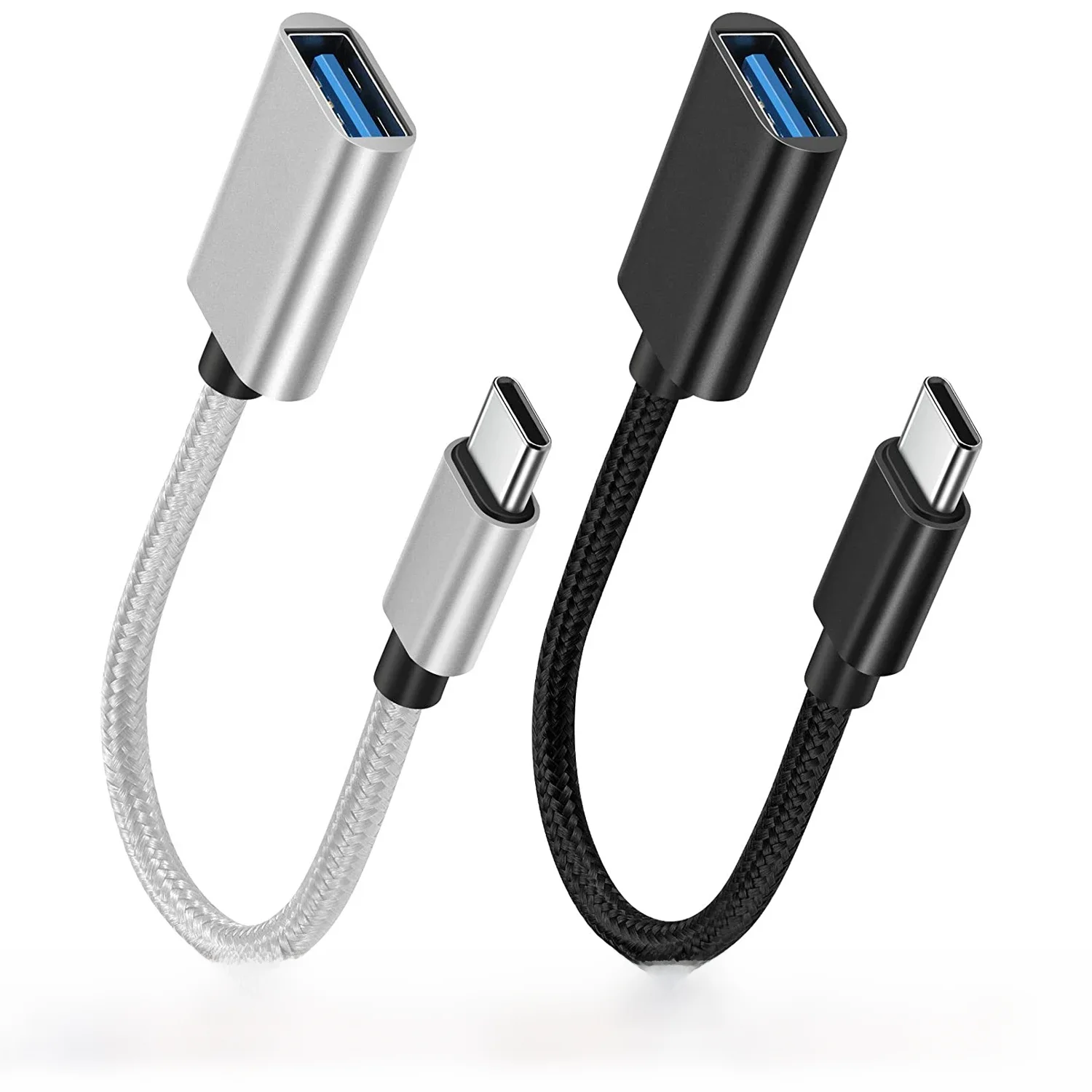 Adapter kabla OTG typu C Złącze adaptera USB na typ C dla Xiaomi Samsung S20 Huawei Konwerter kabla danych OTG dla MacBook Pro — zdjęcie 2