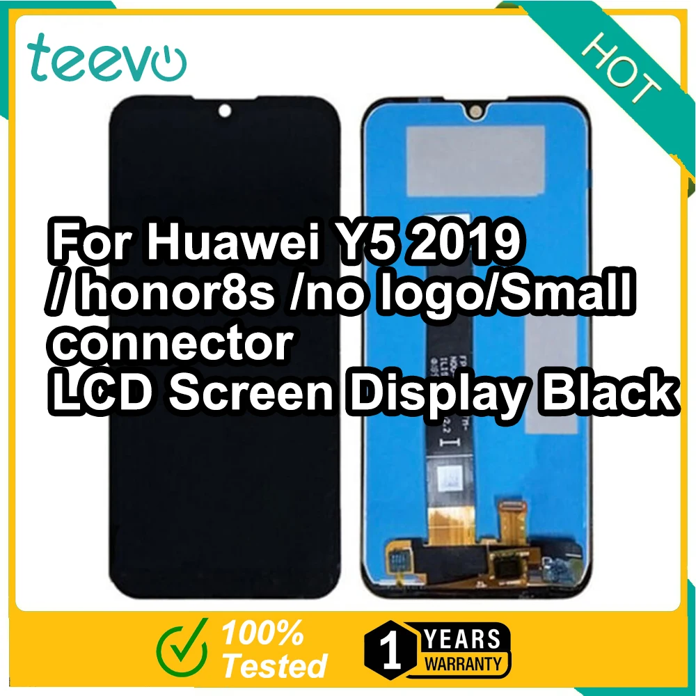 Teevo LCD For Huawei Y5 2019 /honor8s/no logo /Small connector/Screen Display & Touch Screen Digitizer Black