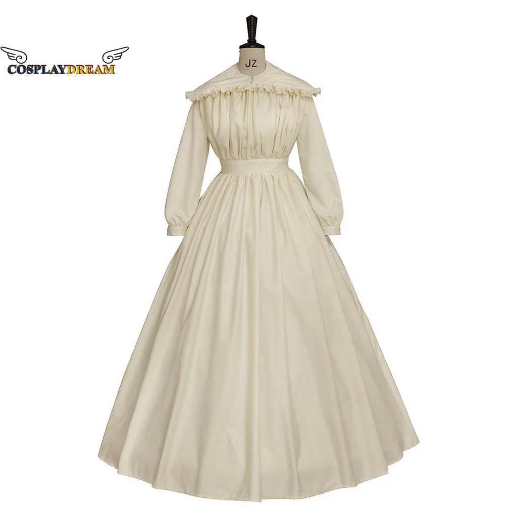 

Women Evening Dress Mediaeval Victorian Beige Dress Princess Prom Dress Masquerade Prom Robe Historical Period Theater Clothing