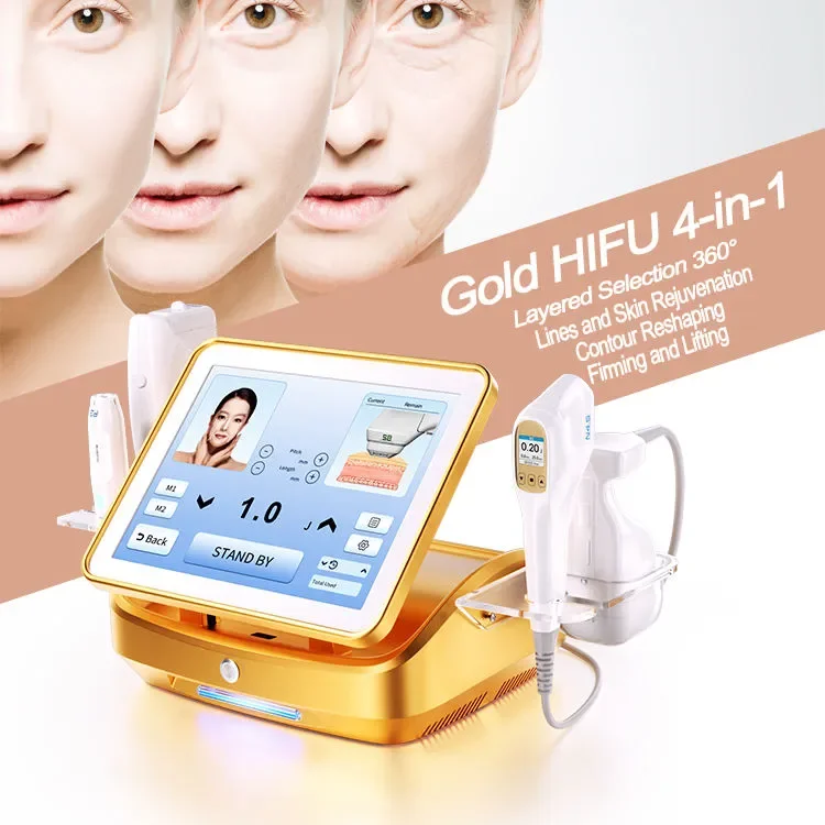 

Desktop 8D HIFU Beauty Instrument Double Facial Anti-aging Firming Four-in-One Plastic Body Slimming Skin Tightening Machine