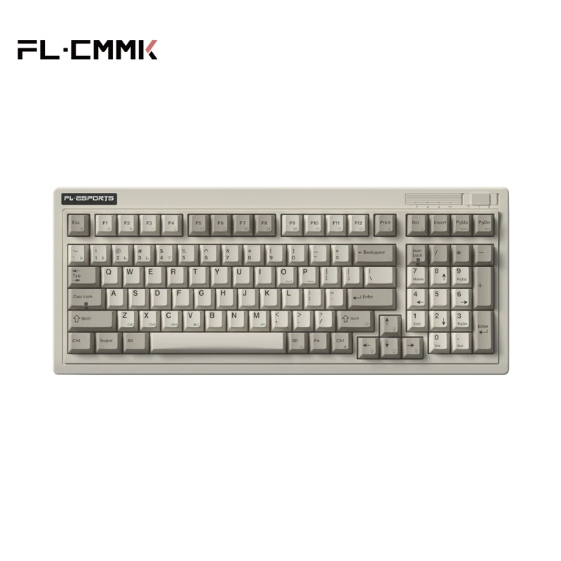 Esports Og98 Teclado Mecânico Dye-sublimação Retro Keycap Primavera Folha Single-three-mode Gaming e Escritório fl ·