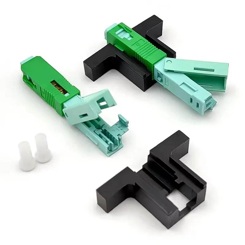 Low price  53mm SC APC/UPC Fast Connector Single-Mode Connector FTTH Tool Cold Connector Tool Fiber Optic Fast Connnector