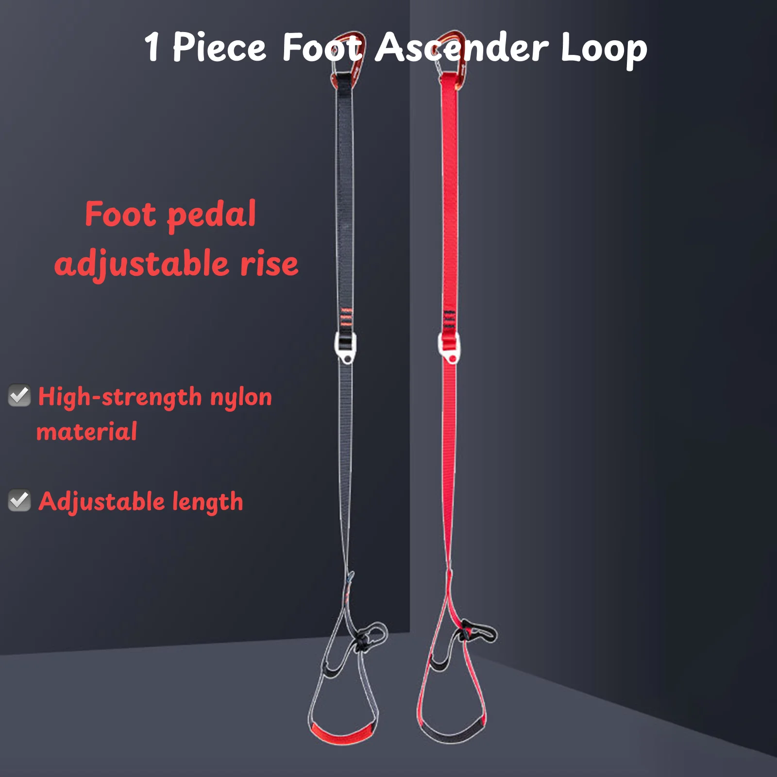 

Профессиональный страховочный ремень-петля для лазания из полиэстера, регулируемый, для скалолазания