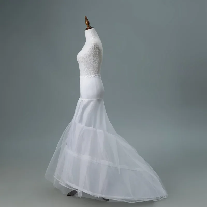 Wholesale Wedding Dress Petticoat Trailing Petticoat Underskirt Bride Petticoats Vestido De Noiva 2025