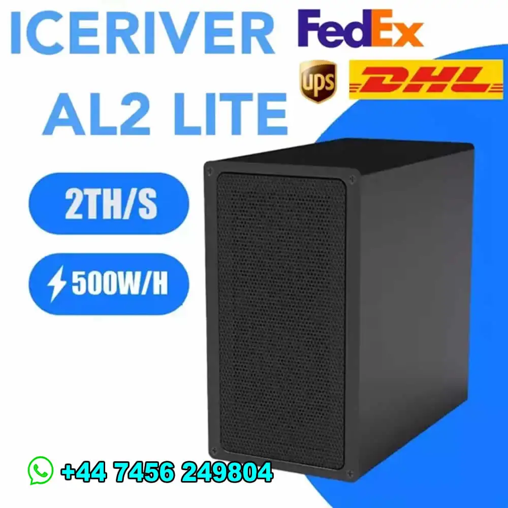 DX GUARANTEED SEAL! BRAND NEW ICERIVER ALPH AL2 LITE 2TH/S 500w ASIC Miner - IN STOCK