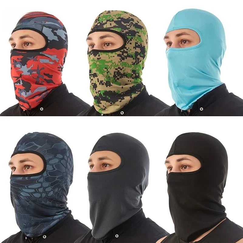 AliExpress Men Balaclava Quick Dry Lycra Ski Neck Summer Sun Ultra UV Protection Motorcycle Mask Cycling Full Cover Face Mask Hat Bicycle