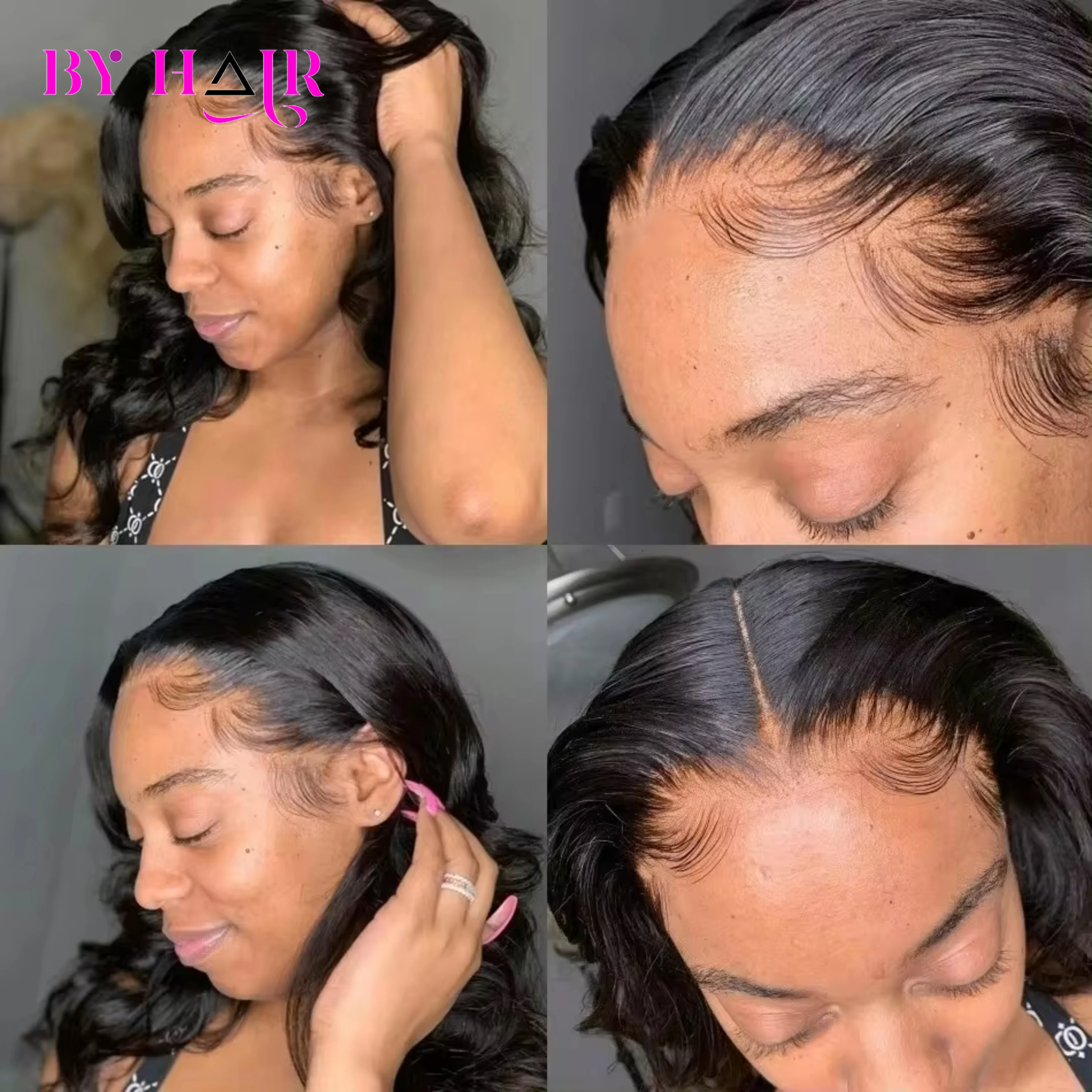 4x4 fechamento de onda do corpo cabelo humano brasileiro parte livre 4x4 5x5 fechamento de renda transparente cor natural apenas 100% cabelo humano remy