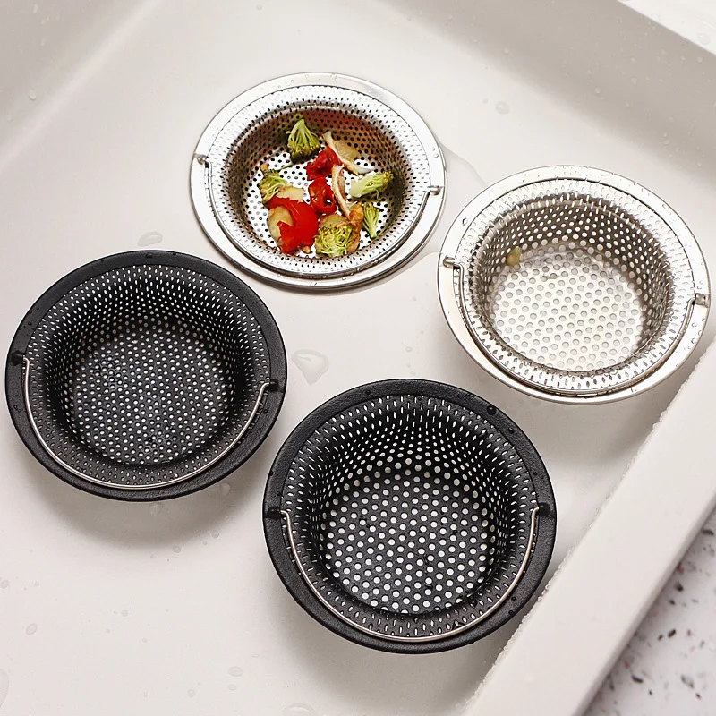 Sewer Strainer, Stainless Steel, Non-Clogging & Fast Drainage for Kitchen Sink