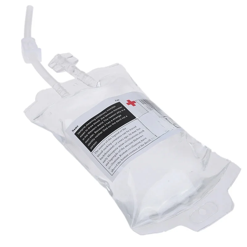 Sac réutilisable en PVC transparent, 350ml, haute qualité, pour poudres de vampires, Halloween