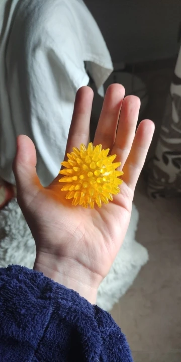 New Pet Toy Ball Cat Puppy Sounding Toy Tooth Cleaning Ball Training Pet Teeth Chewing Toy Thorn Balls Accessories photo review