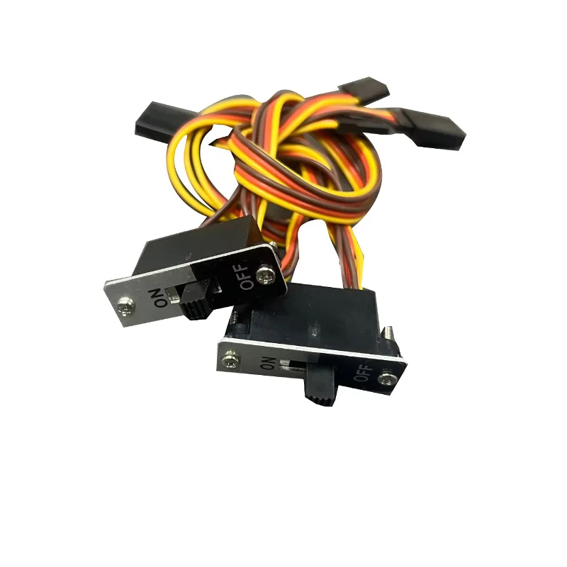 2 PCS RC switch Alloy JR Connector on/off power switch for rc car rc boat rc plane