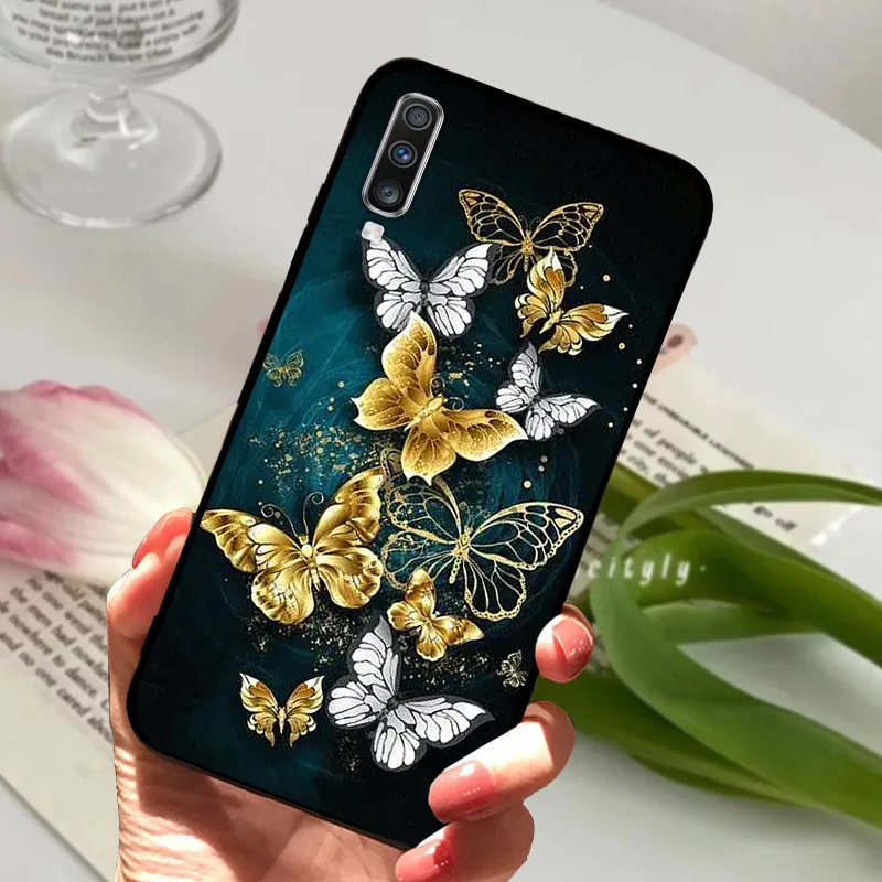 For Samsung Galaxy A70 Case Cool Animal Cover Soft Silicone Shockproof Phone Case For Samsung A70 A 70 A705F Coque Bumper Fundas