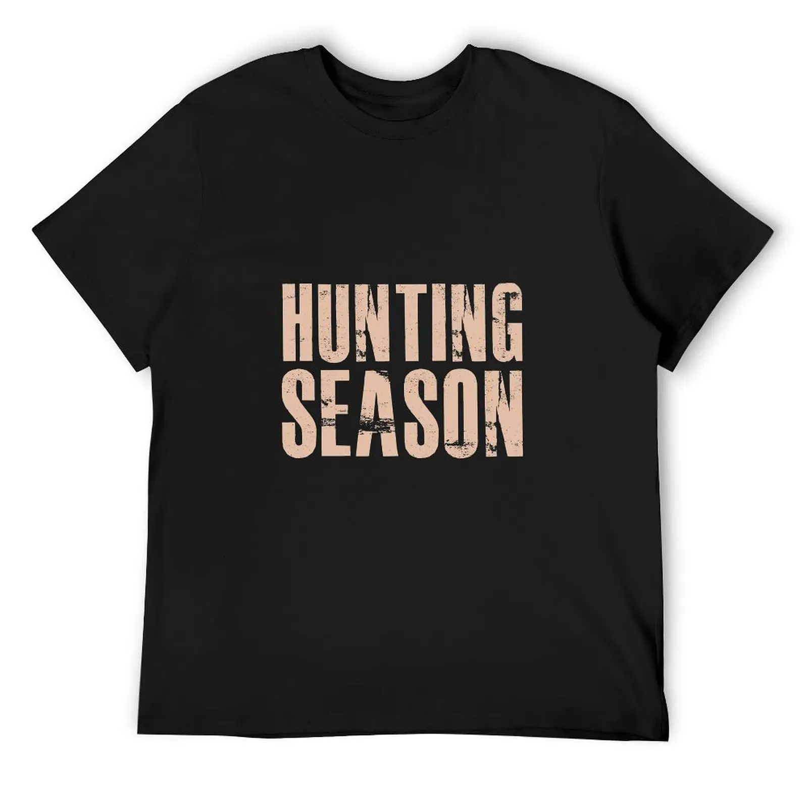 Vintage Laurel Wreath Buck Hunting Cross Shotgun Black Mens Tshirt Western Country Casual Streetwear Tee