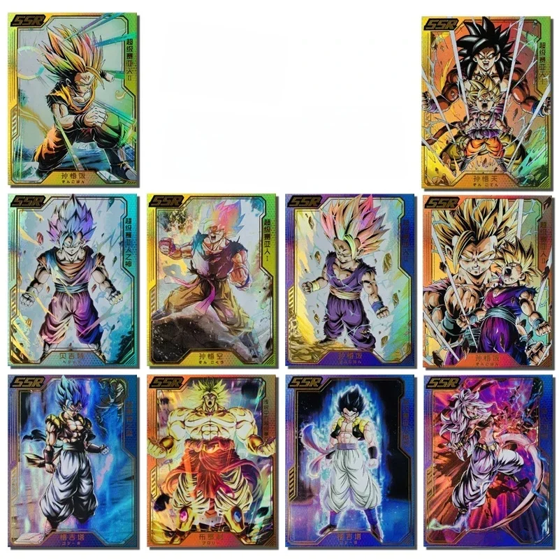 Carte Dragon Ball Ssr, Son Goku, Gotenks, Bejita, Yonsei, Android 21, Vegetto, Super SaiSuperb Collection, Jouets pour enfants, Cadeaux d'anniversaire