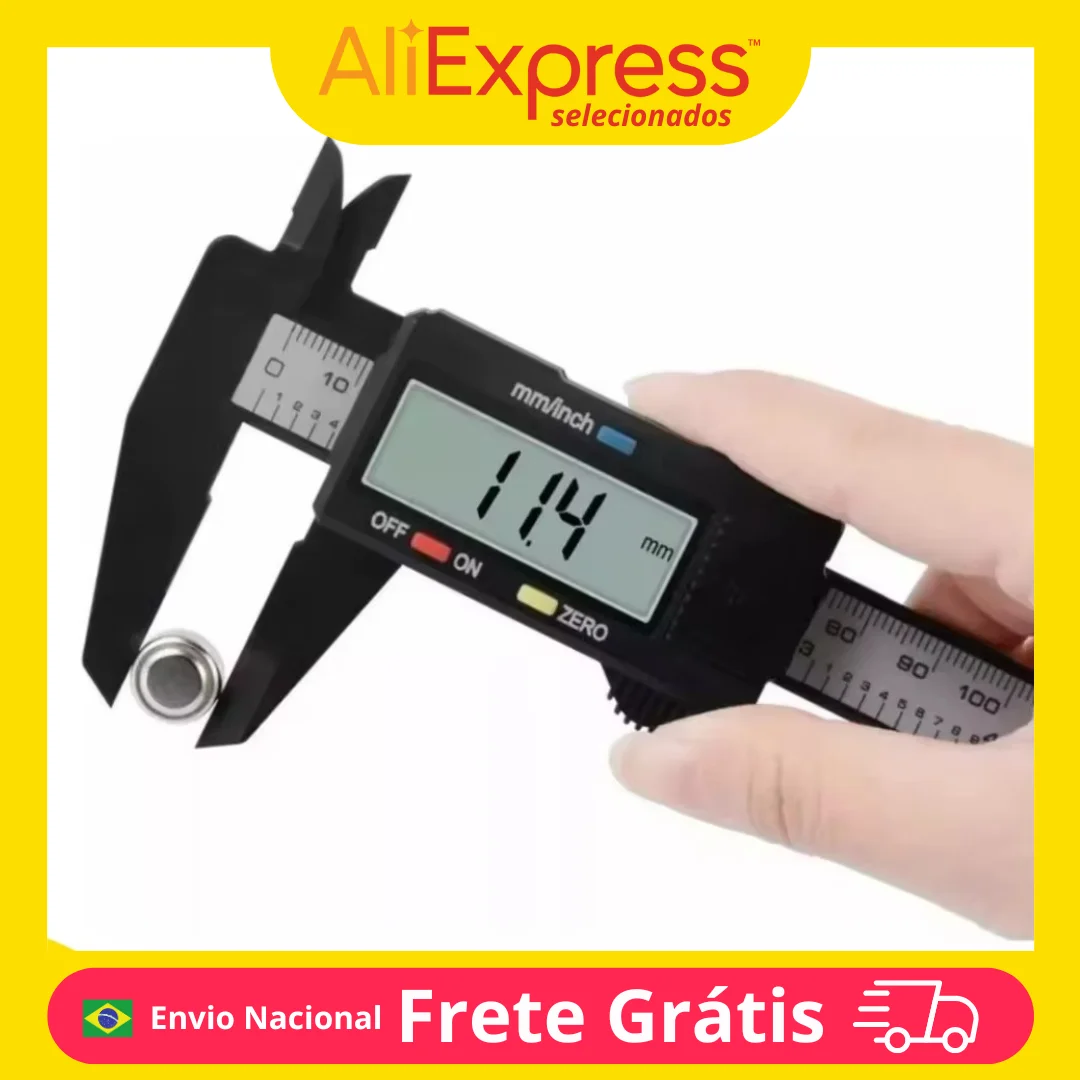 Electronic Caliper Gauge Digital Vernier Gauge Measuring Tools Carpentry Tool Pachometer Ruler