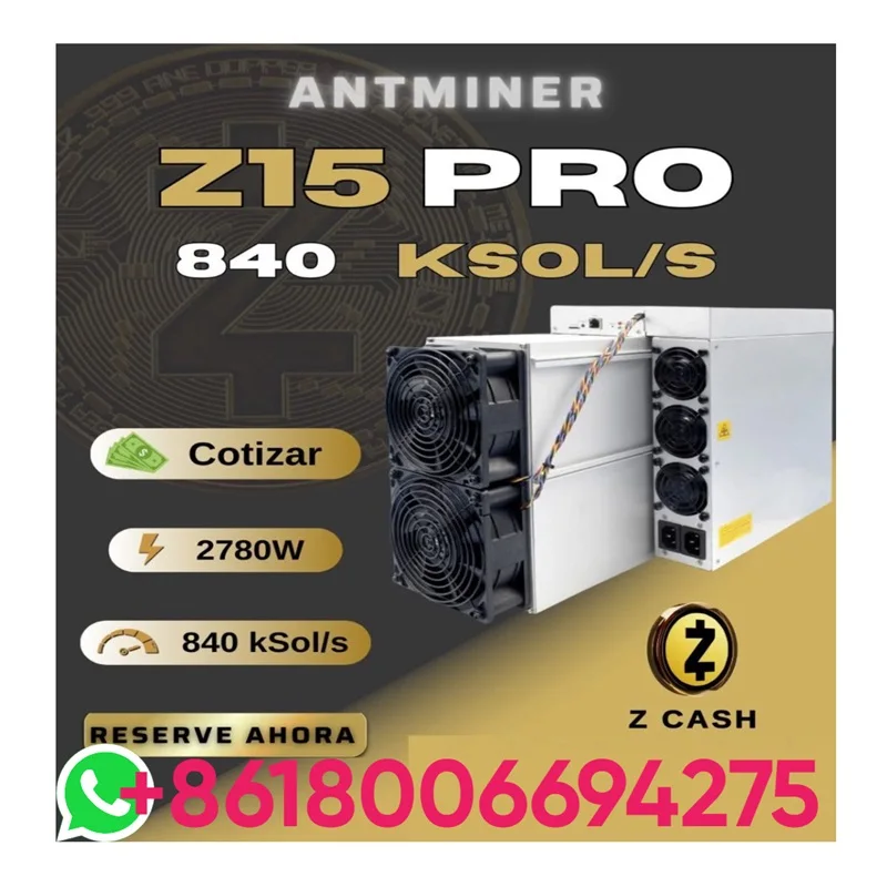 B. ÓTIMA OFERTA Novo BITMAIN Antminer Z15 Pro 860 KSOL/S 2860W Minerador ASIC Zcash ZEC CABO DE ALIMENTAÇÃO INCLUÍDO