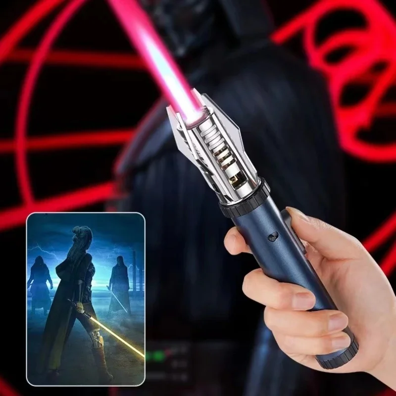 Pistolet de pulvérisation d'auto-défense coupe-vent pour femmes, soudage gonflable, briquet Direct haute puissance, briquet multi-sélection