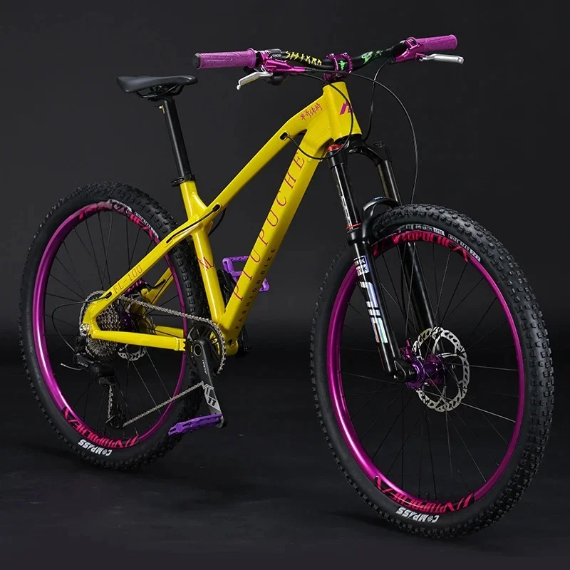 AliExpress 27.5" Dirt Jump Mountain Bike 10Speed All-Terrain 4-Piston Hydraulic Brakes Aluminum Frame for Teens/Students Freestyle & Urban