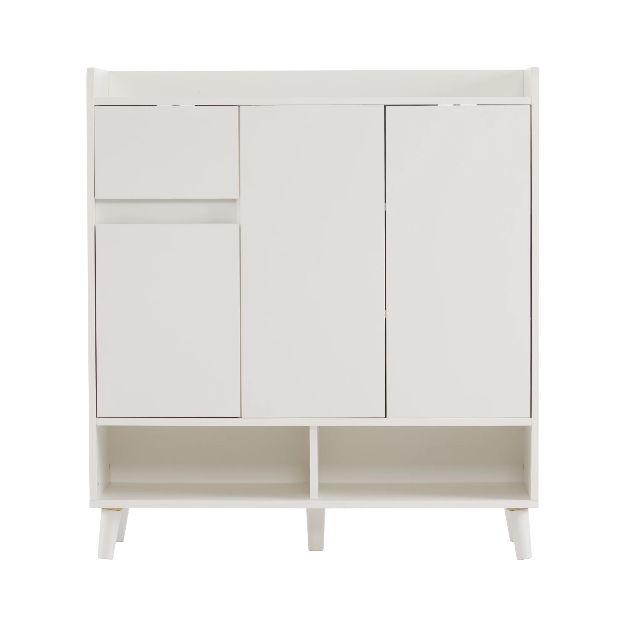 خزانة ملابس، بوفيه، أثاث أحذية مع أرفف قابلة للتعديل، منظم منزلي بسيط، H99xL90xP35 سم