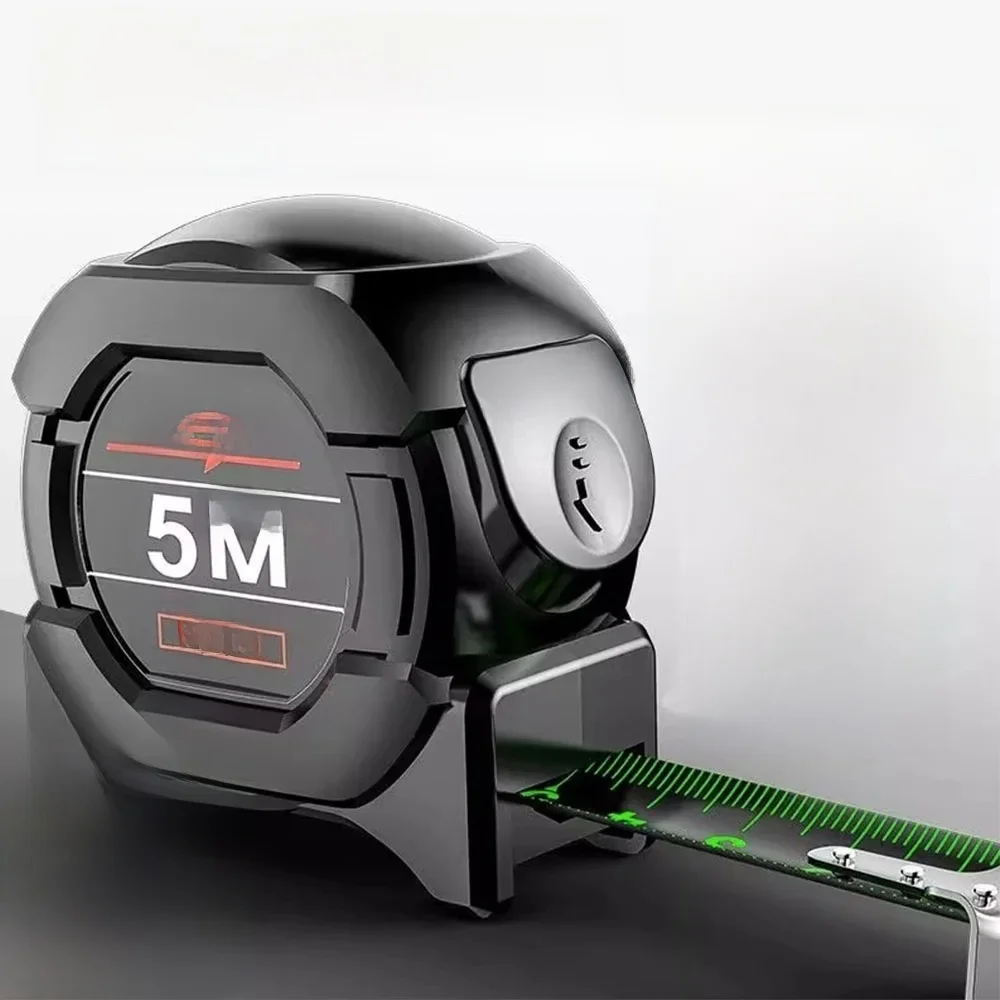 Ruban à mesurer en acier Fluorescent autobloquant, ruban à mesurer épais et résistant à l'usure de haute précision, outil de mesure étanche