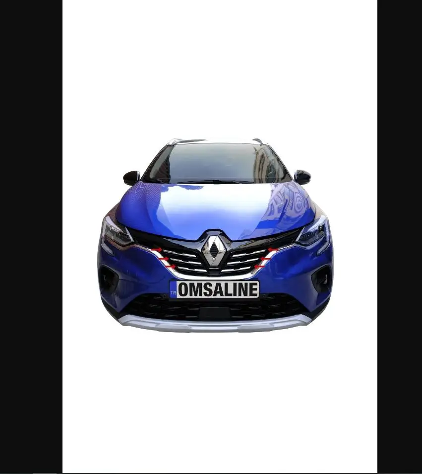 For  Renault Captur 2 Chrome Front Grille Moldings 6 Pieces 2020 And Later Years - Chromium Styling Spoiler Diffuser Side Skirts