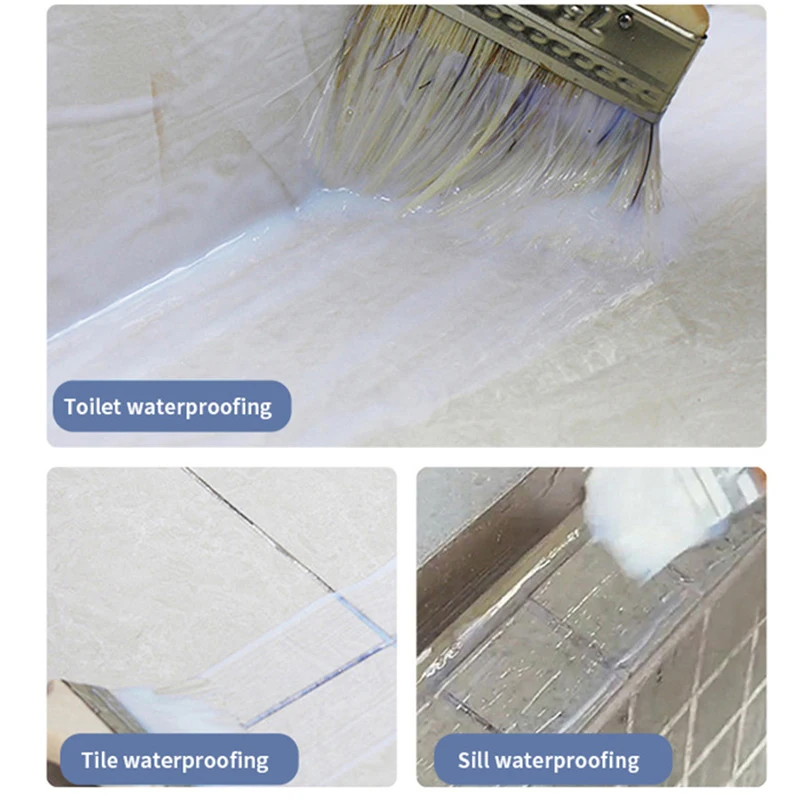 5KG Nano Coating for Roofing Waterproofing, Wall Waterproofing and Damp-proofing Transparent Waterproofing Coating for Bathrooms