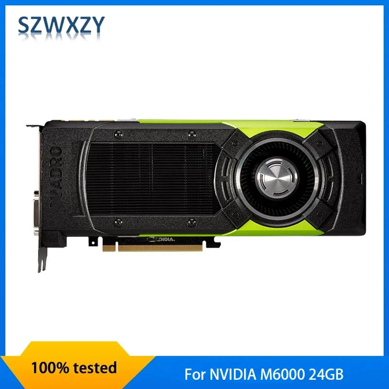 Usado original para nvidia m6000 24gb placa gráfica profissional gddr5 512bit 100% testado navio rápido