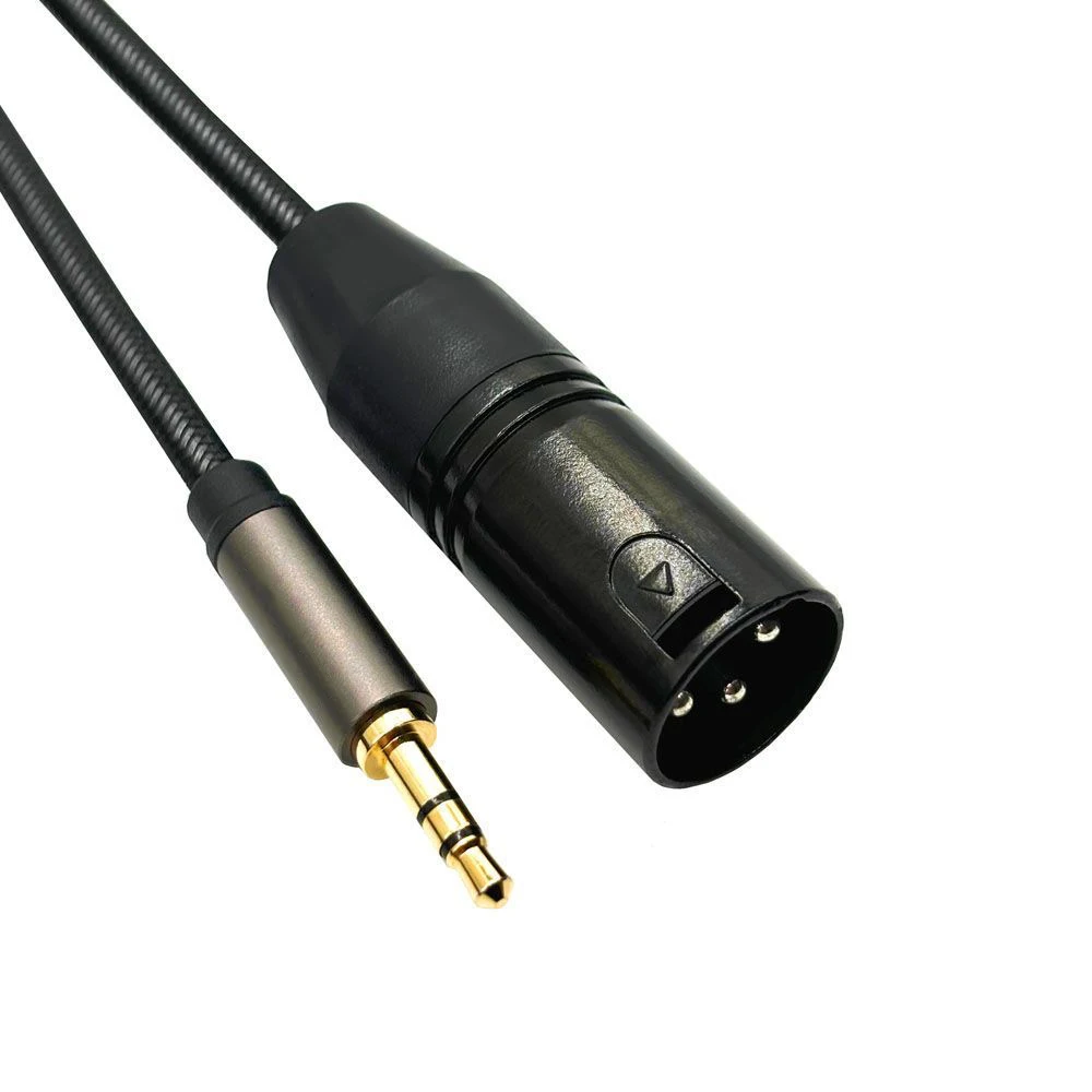 3,5-mm-Klinkenstecker auf XLR-Audiokabel, TRS-Stereo-Stecker auf Buchse, Dual-XLR-Splitter für Mischpulte, Lautsprecher und Verstärker – Detail 6
