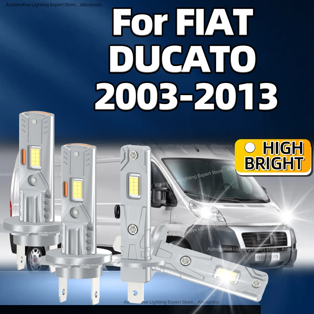 

2/4 шт. светодиодные автомобильные фары H7 H1 6000K турбо-светильники для FIAT DUCATO 2003 2004 2005 2006 2007 2008 2009 2010 2011 2012 2013