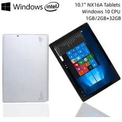 10,1 Zoll Windows 10 Tablet PC 2 GB RAM 32 GB ROM x5-8350 Quad-Core-CPU Micro-USB-Anschluss 5000 mAh Akku