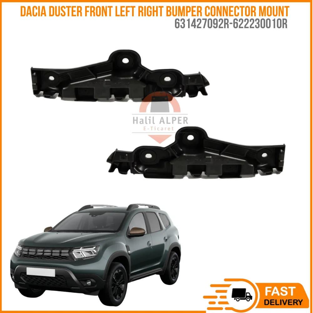 

For DACIA DUSTER FRONT LEFT RIGHT SET BUMPER CONNECTOR MOUNT OEM 631427092R-622230010R super quality high satisfaction