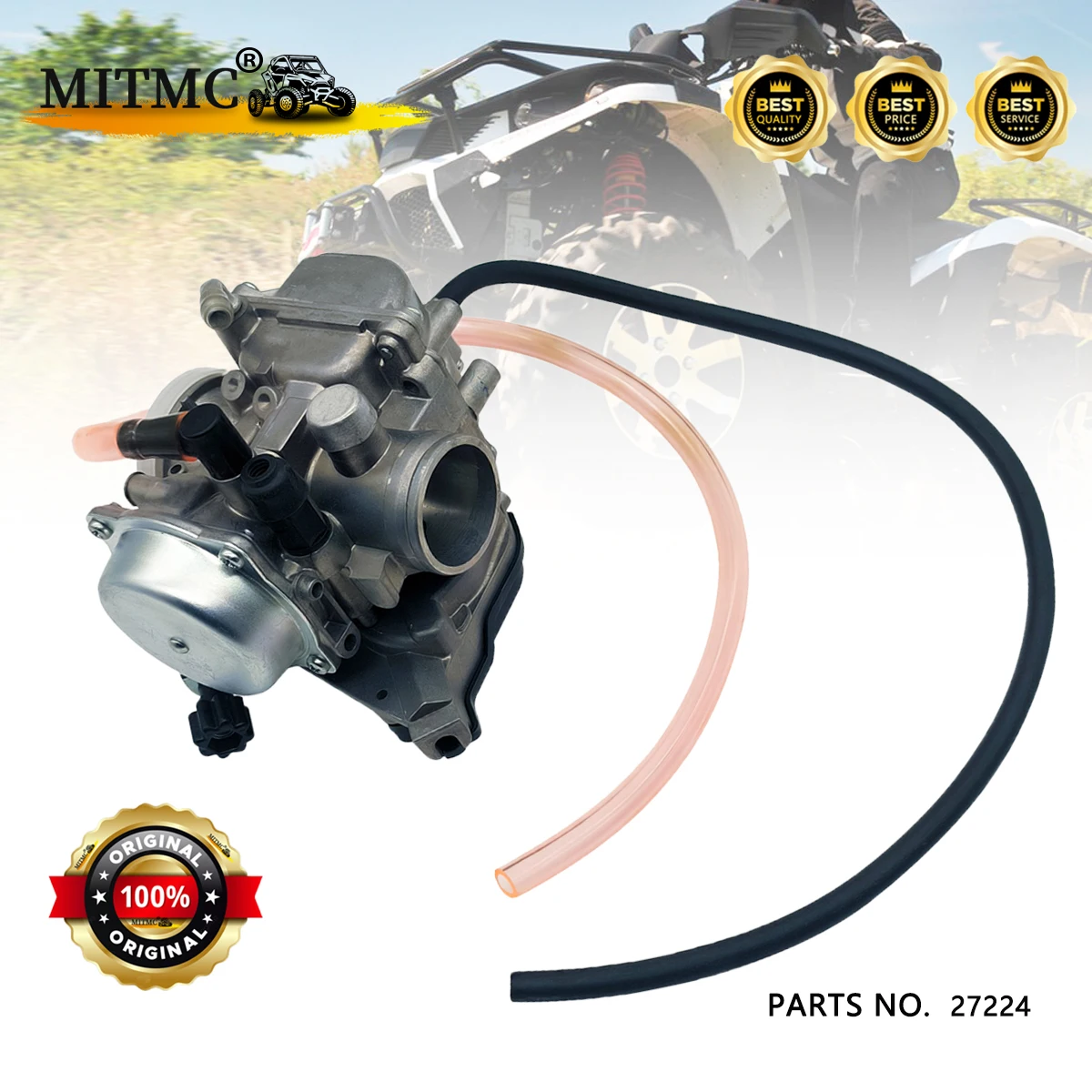 New Carburetor For Linhai 400 Carb 400cc ATV Fits Keihin AS7A AIJL PD33JK-5 ATV xinyue buyang QUAD GO KART 27224