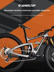 Wheeltop Eds Mountain Bike Groupest Electronic Wireless Alumin Alloy 7-13 Speed Short/Long Cage Mtb Bike Rear Derailleur