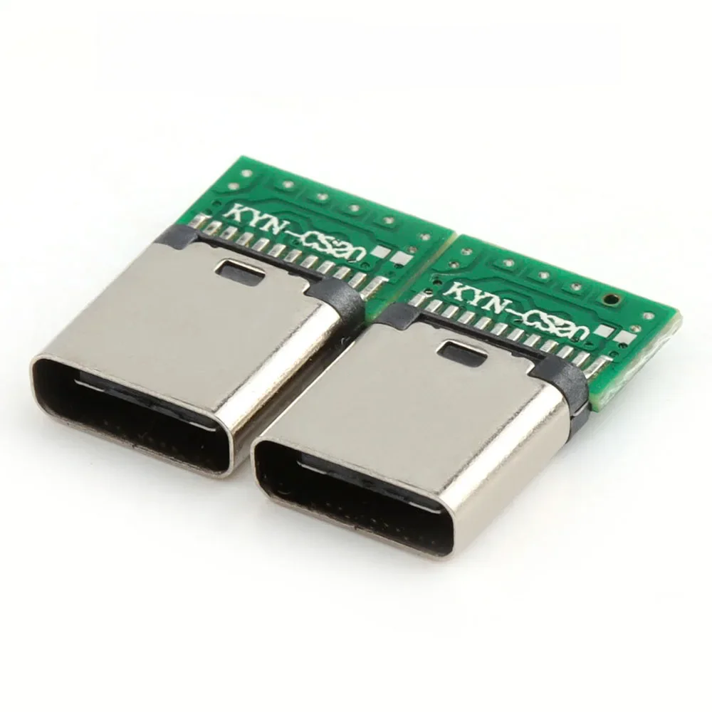 TYPE-C Drut spawalniczy żeński z płytką 5A Wysokoprądowe złącze USB C 6P Android DIY Wtyczka do ładowania Flash Gniazdo portu szybkiego ładowania — zdjęcie 2