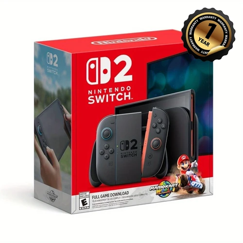 Nintendo Switch 2-Konsole und Mario Kart World Bundle