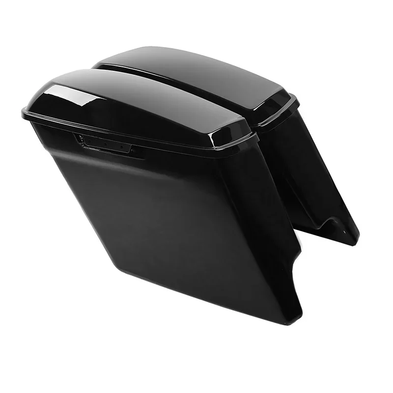 5 "rozciągnięte przedłużone torby siodłowe dla Harley Touring Road King Road Glide Street Electra Glide 2014-2024 akcesoria motocyklowe — zdjęcie 2