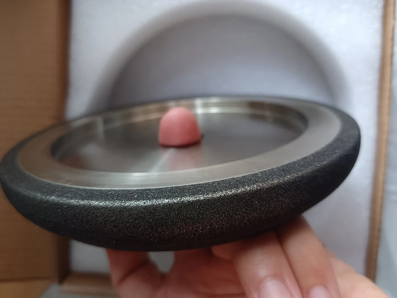 Cbn電気メッキ砥石、バンドソー、5インチ、127dx22.2txh12.7、10/30