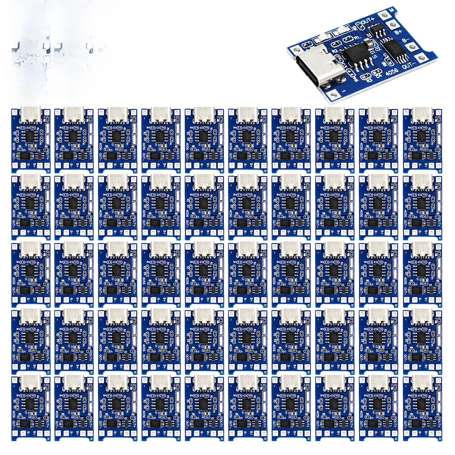 Tp4056 5v 1a Typ-C USB Lithium-Batterie lade modul Lade karte mit Schutz Doppel funktionen 1a Li-Ion