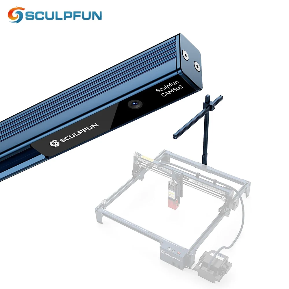 

SCULPFUN CAM500 Lightburn Laser Camera for Laser Engraver Precise Positioning HD Recording Image Tracing Working Range 400*400